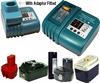 Universal multi-voltage NiCd/NiMH/LiIon power tool battery charger for Makita 7.2V - 18V batteries. Output 1500mA. 